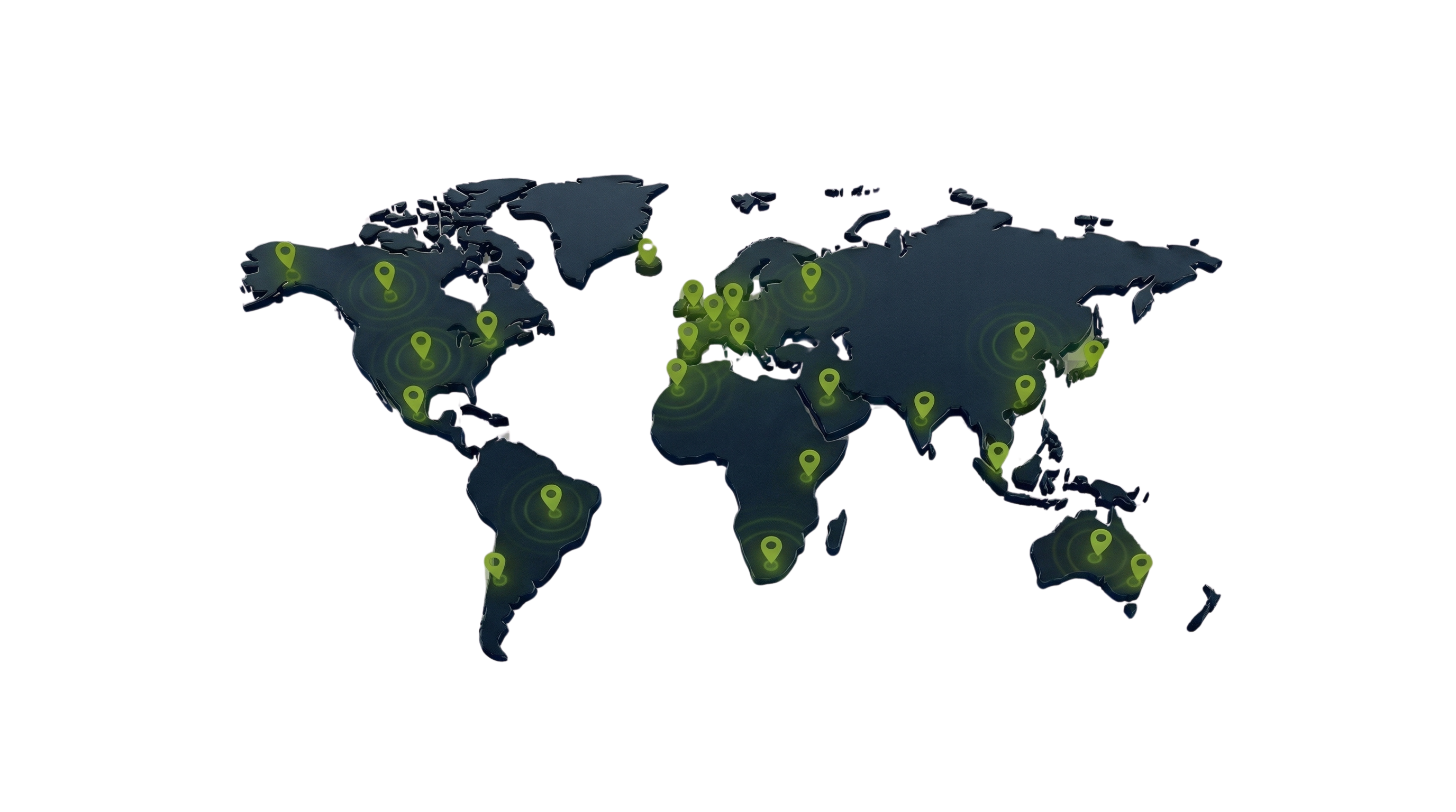 Couverture mondiale DoTi Tracking - 200+ pays