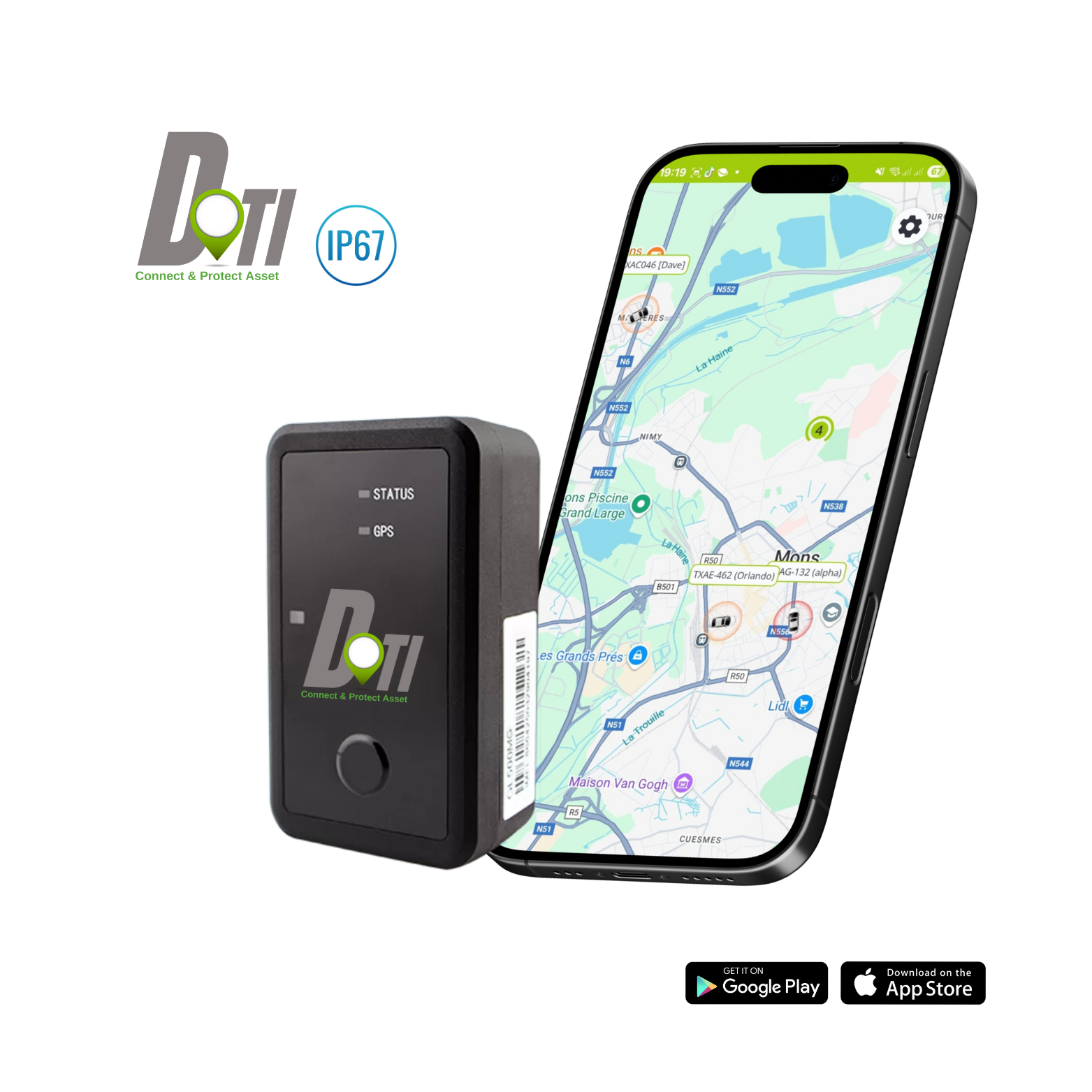 Bekabelde tracker vs batterij met lange levensduur
